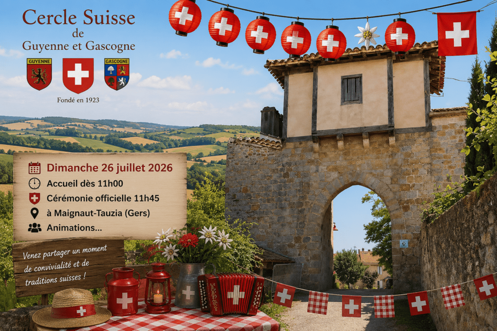 Les célébrations de la fête nationale suisse en France…
