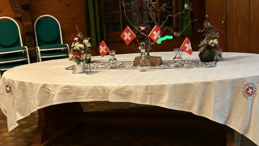 Fête nationale: le chalet du Cercle suisse du Pays de Gex se prépare…