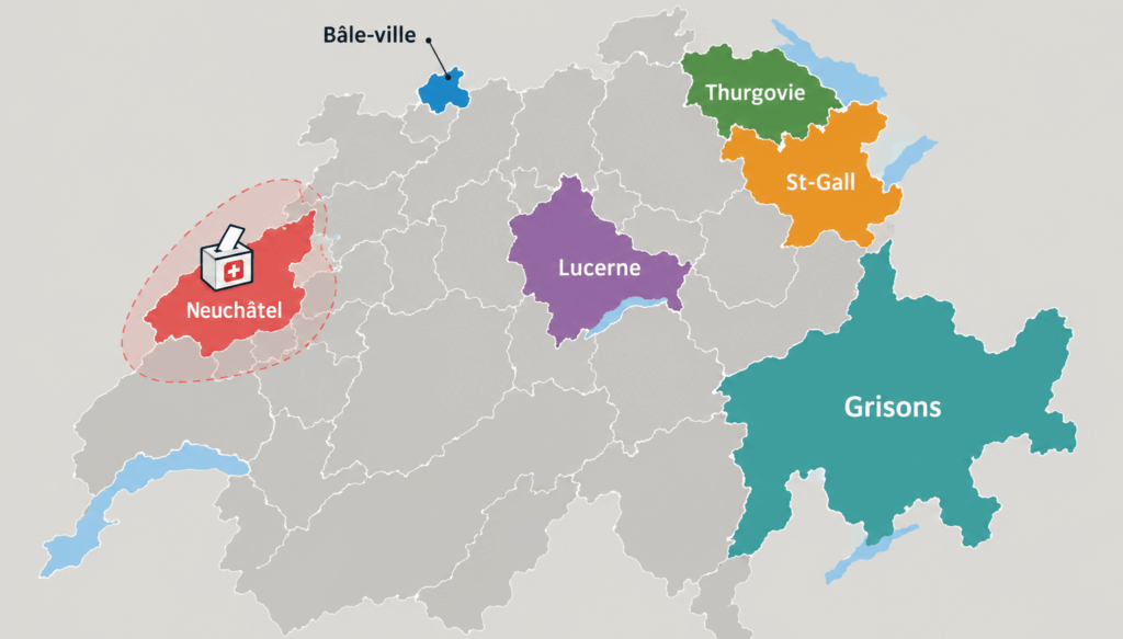 Canton de Neuchâtel: le vote électronique dès novembre…